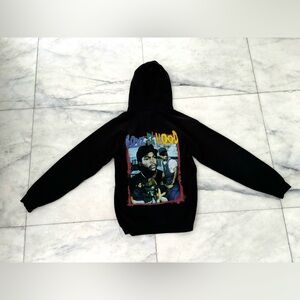 BOYZ N The HOOD Graphic Hoodie Black Fleece Kangaroo Pocket Mens S Hip Hop 90s